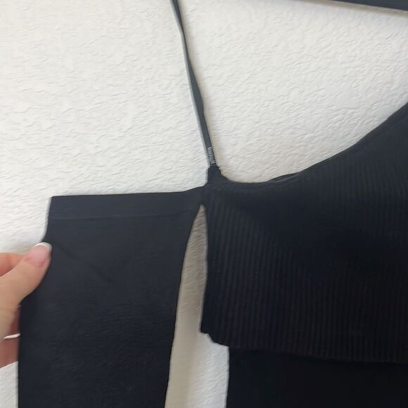 MINKPINK: KAIA KNIT MIDI SWEATER DRESS - BLACK NEW NWT - Picture 7 of 10